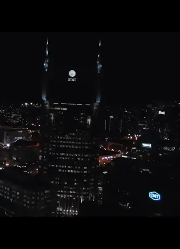 AT&T ad resembling the epitome of evil