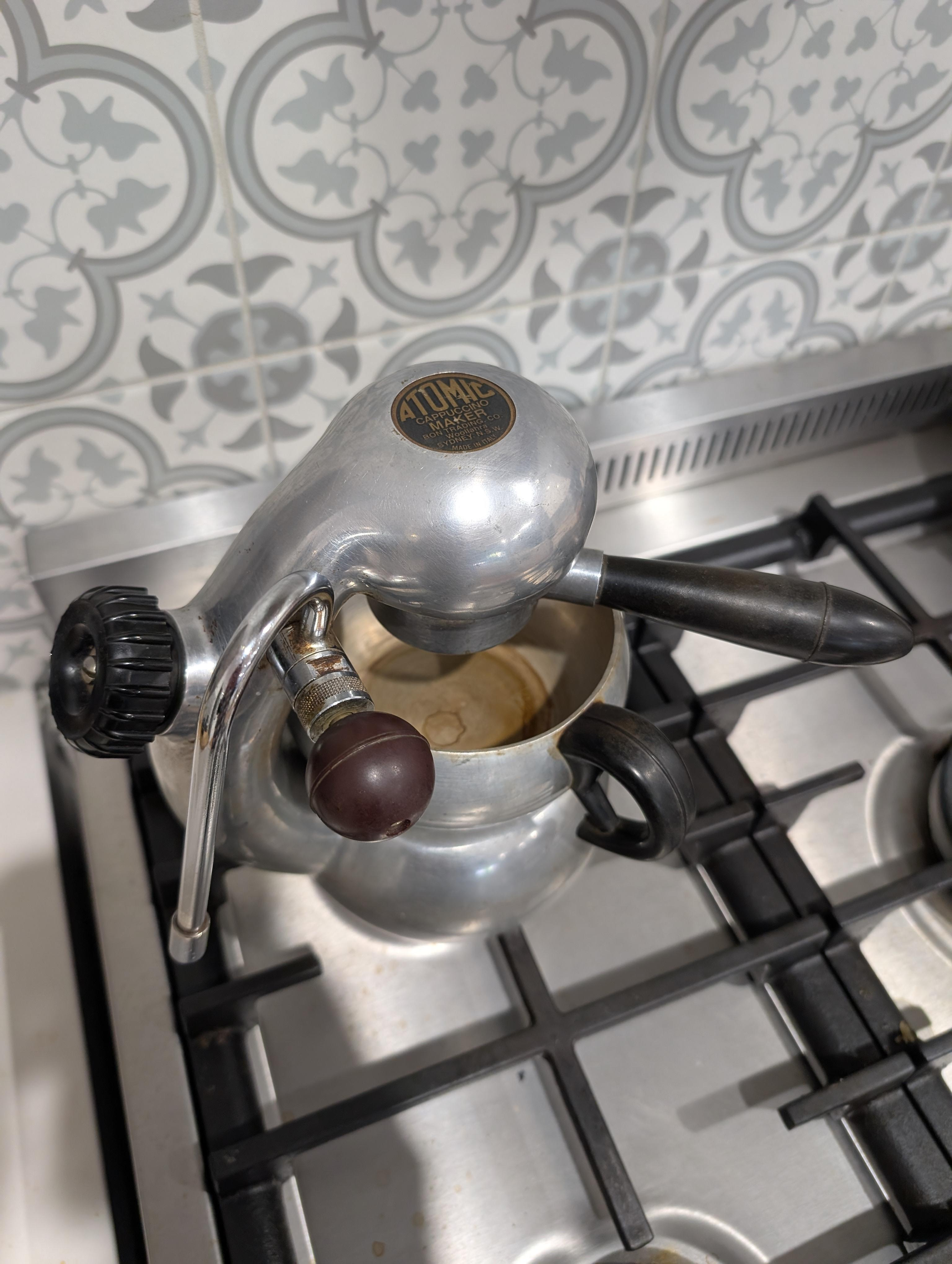 Atomic Cappuccino Machine